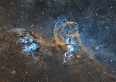 The Statue of Liberty Nebula (NGC 3576)